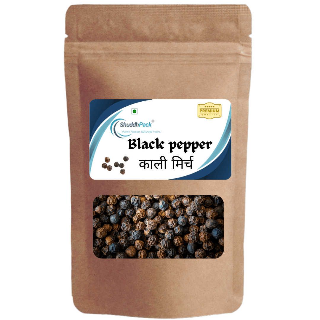  Shuddh Pack Premium Quality Black Peppercorns, 100g