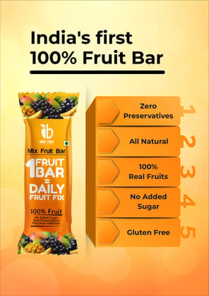 Bare Fruit Mix Fruit Bar - 25g