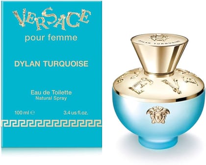 Versace Dylan Turquoise 3.4 Perfume For Women Eau De Toilette Spra 100ml