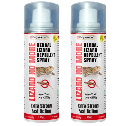 PrettyBUYERS Herbal Lizard Repellent Aerosol Spray | 250MLx2 (Pack Of 2)