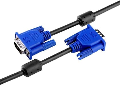 VGA Cable, 15 Pin Male to Male Cord for Computer Support  Monitor, PC/Monitor/LCD/LED, Plasma, Projector, TFT