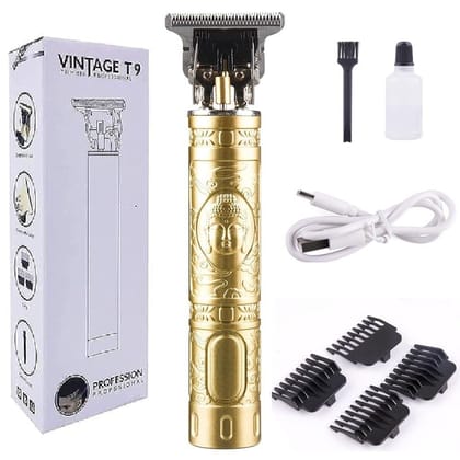 Enterprises Trimmer For Men Cordless Buddha Style Hair Clipper Electric Usb Rechargeable T-Blade Beard, Hairs, Moustache, Body Trimmers With 4 Guide Combs Men S Grooming Kit