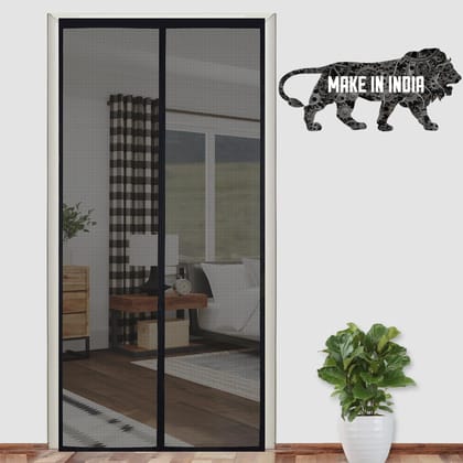 Magnetic Screen Door, Keep Bugs Out, Fits Single Doors, Easy to Install, Pet Friendly Magic Mesh Magnetic Mosquito Screen Door Net Curtain with Magnets Reinforced Polyester Mesh Curtain Back Door Mesh with Full Frame Hook & Loop(200 * 85) attractive color