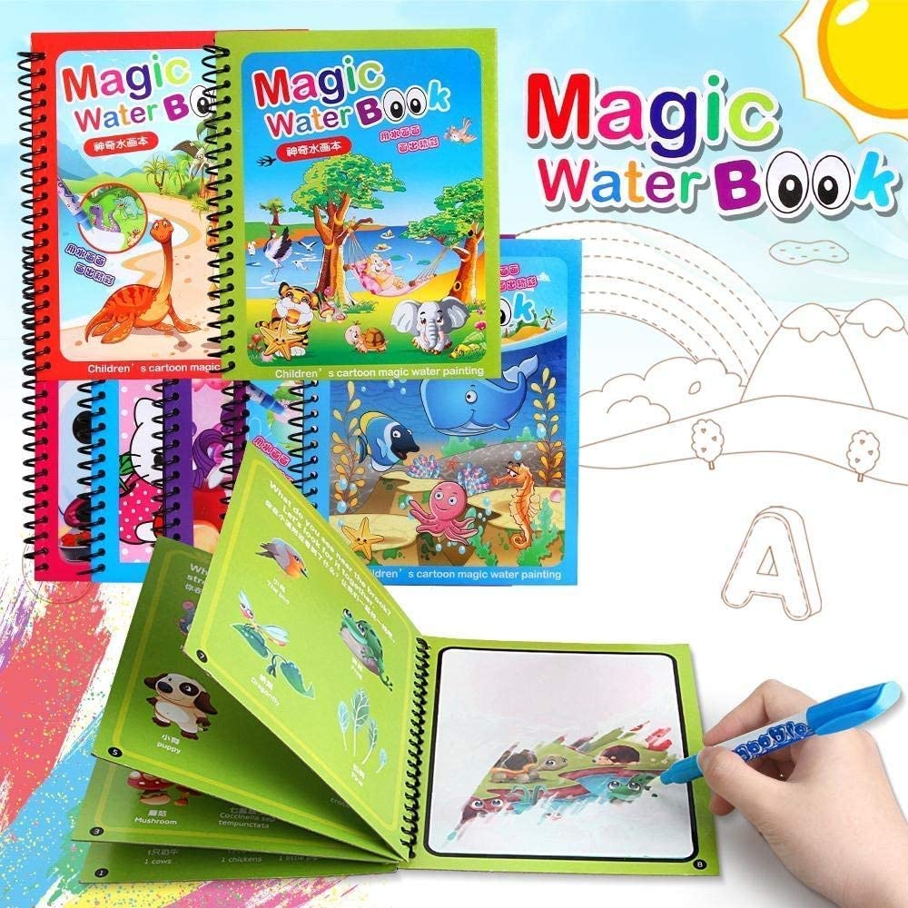  Children's Magic Water Painting Book