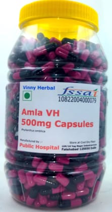 Amla VH Herbal Supplement 500mg Capsules