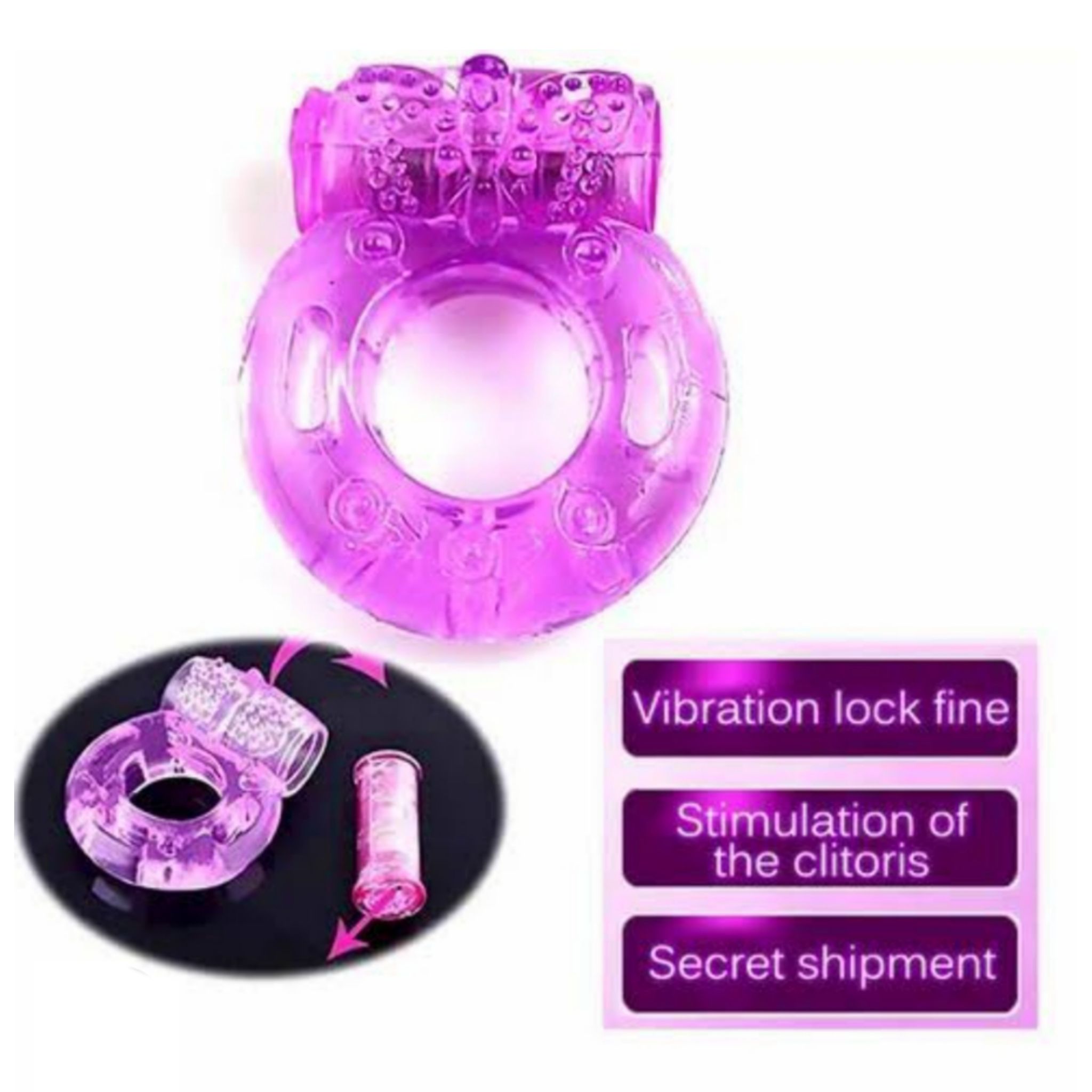 Qawvler Vibrator Ring for Extra Pleasure for Men & Women Compatible Ring (Pack of 1)