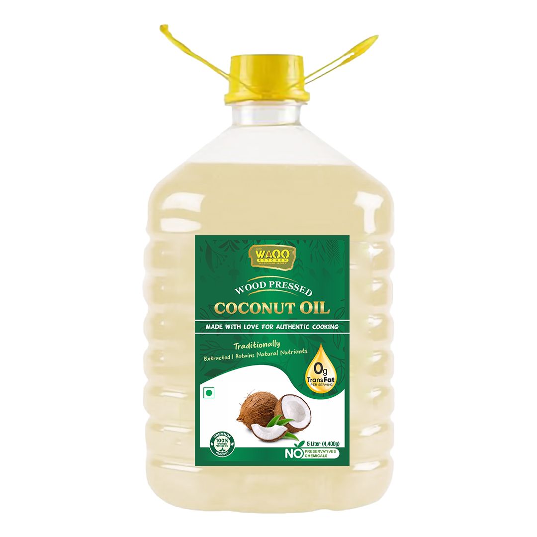 Wood Pressed Coconut Oil | Traditionally Extracted | Retains Natural Nutrients | No Preservatives