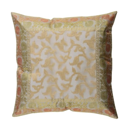 Cottage Silk Cushion Cover - 18" x 18", Multi-Color