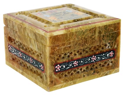 Cottage Marble Storage Box (10 cm x 10 cm x 7 cm, 17JP0289007)