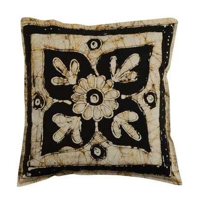 Cottage Cotton Cushion Cover - 16" x 16", Multi-Color