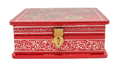 COTTAGE Ptd Box Jaipur Style 6X6X2 Inch