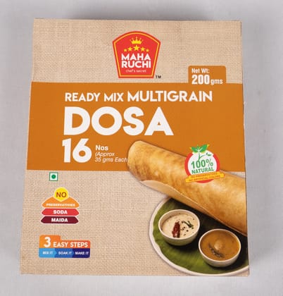 Maha Ruchi Ready Mix Multigrain Dosa Mix - 200g