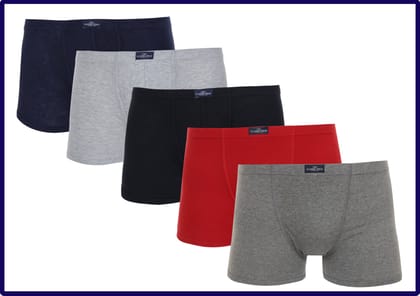 Classic Polo Men's Trunk Assorted Colors Pack of Five - Skon