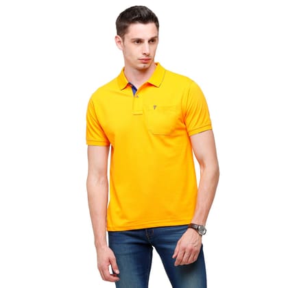 Classic Polo Men's Orange Polo Authentic Fit T-Shirt | 4SSN 213