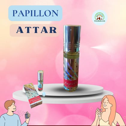 Papillon Attar Perfume Roll On - Exquisite Fragrance in a Convenient Roll-On Bottle