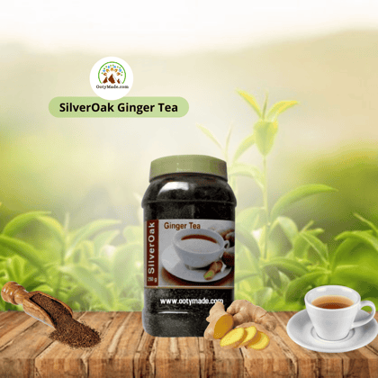 Nilgiris Silver Oak Ginger Tea – Authentic Ooty Tea Powder for Ultimate Ginger Tea Benefits