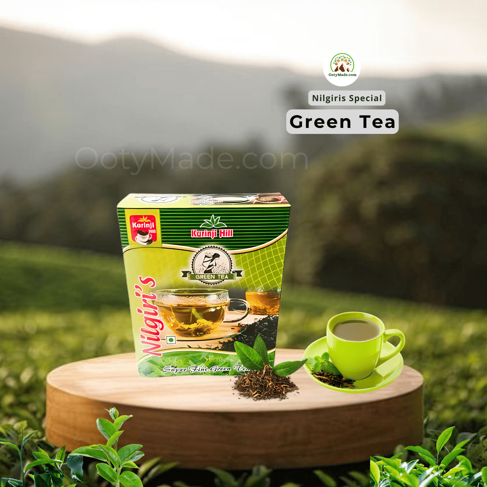 Nilgiris Green Tea - Finest Organic Ooty Green Tea for Health Benefits