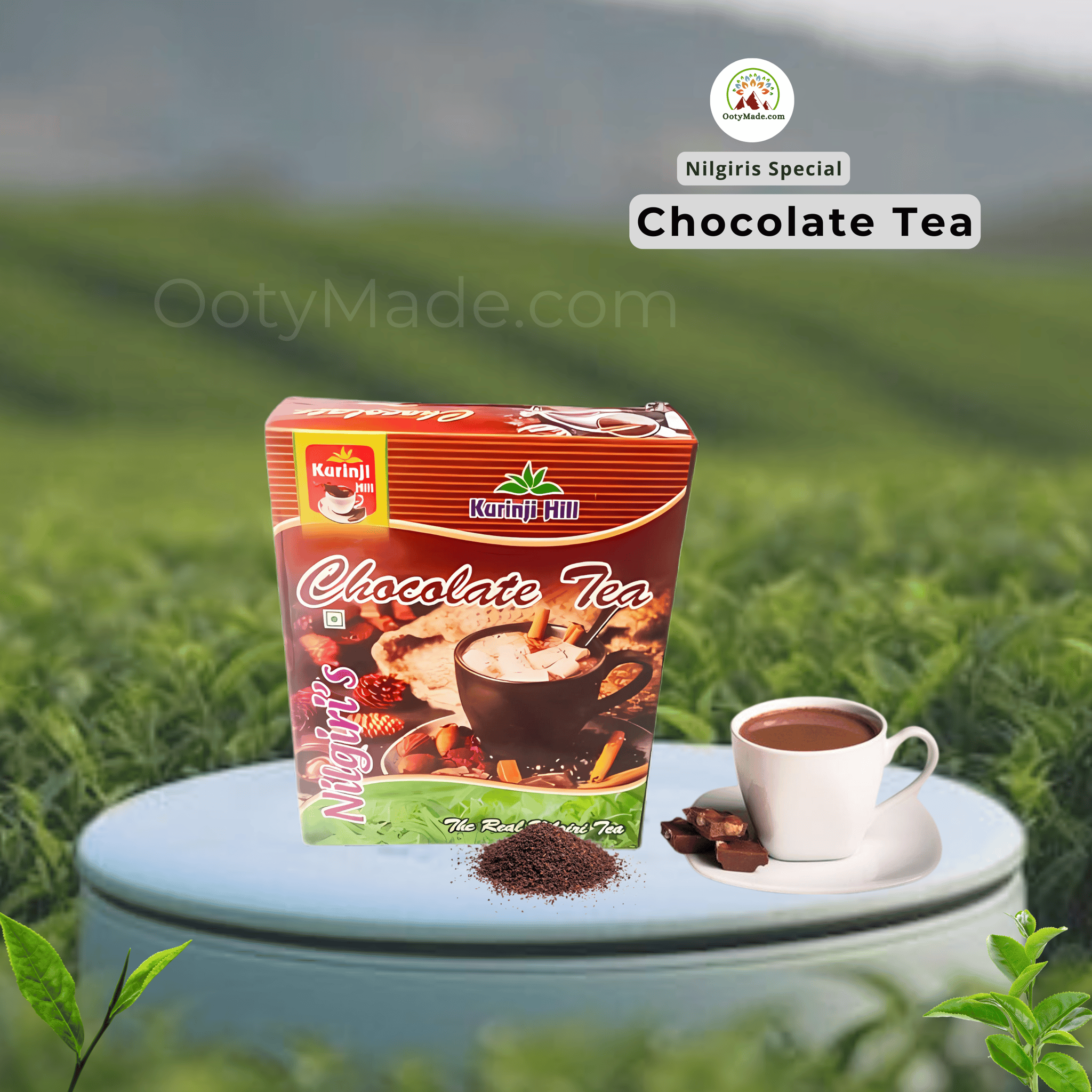 Nilgiris Chocolate Tea - Ooty's Premium Chocolate Tea Powder Blend of Richness and Flavor