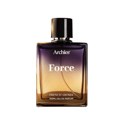 ARCHIES FORCE Eau De Luxury Parfume for Men | 100ML | French Aroma | Fresh Scent, Aromatic, Nightwear, Woody | Premium & Long Lasting EDP Fragrance Scent (20% High Concentration Perfume)