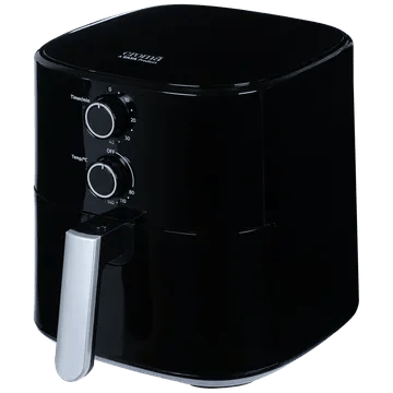 Croma 5L 1500 Watt Mechanical Air Fryer with Adjustable Timer (Black)