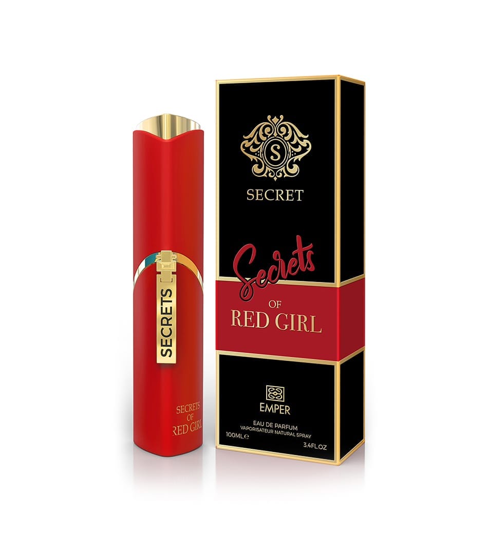 Emper Secrets of red girl, For women - 100ml/3.4 Fl.Oz