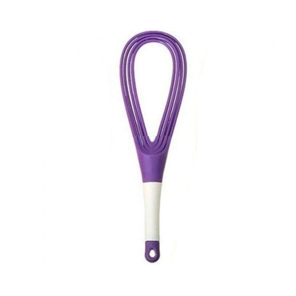 Pack Of_5 Fold Able Plastic Whisk Beater Hand Blender Mixer Froth Whisker Lassi Maker (Color:Assorted) PID38248