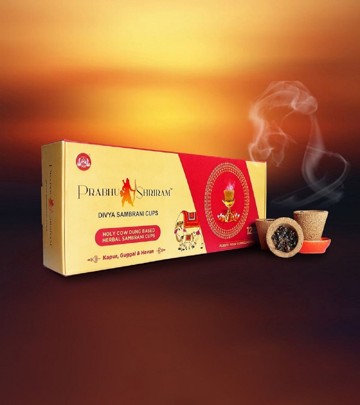 JPSR Organic Divya Sambrani Cups