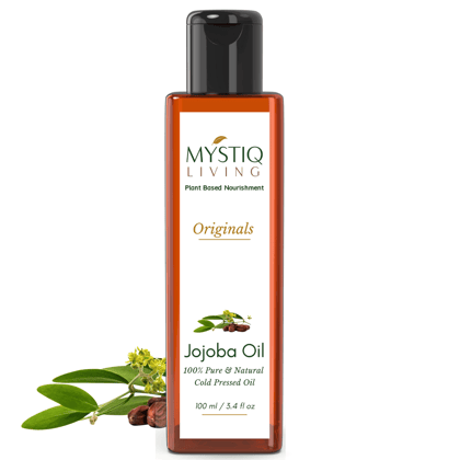 Cold Pressed Jojoba Oil for Hair Growth, Skin Moisturizing