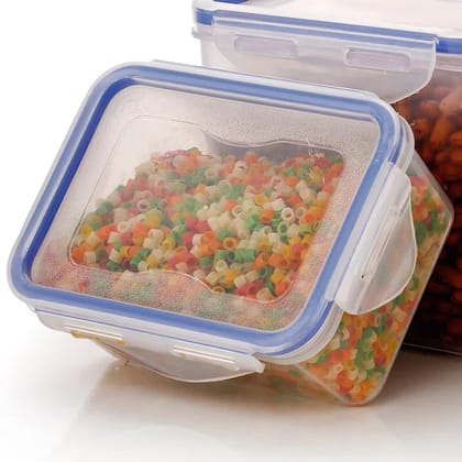  Rectangle Plastic Food Storage Containers with Airtight Lids