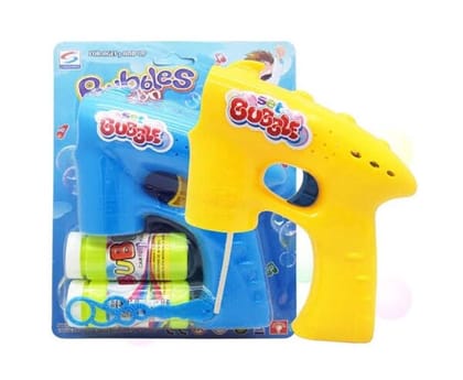  Bubble Gun Toy for Kids, Automatic Bubble Blower Machine with 2 Bottles of Bubble Solution, Summer Outdoor Toys for Boys and Girls