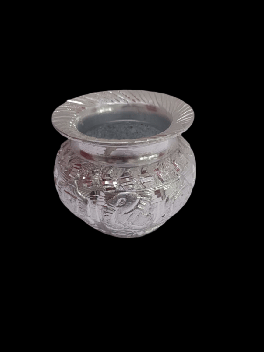 Pure Silver Kalash Lota for Puja, "185Grams"