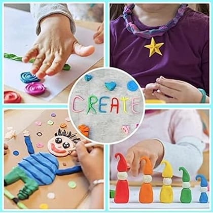 12 Different Colors Ultra-Light Creative Art & Crafts Air Dry Super Clay