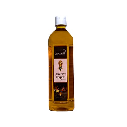 GOW DURBAR AISWARYA DEEPAM FRAGRANCED POOJA OIL 700ml