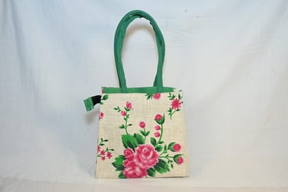  Floral Jute Bag