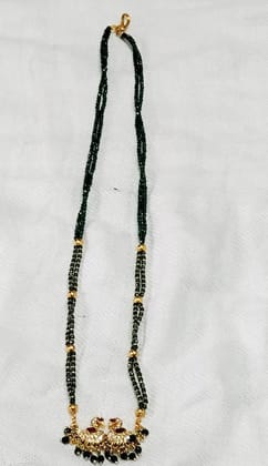 Rold Gold Plated Traditional South Indian Long Nallapisallu chain