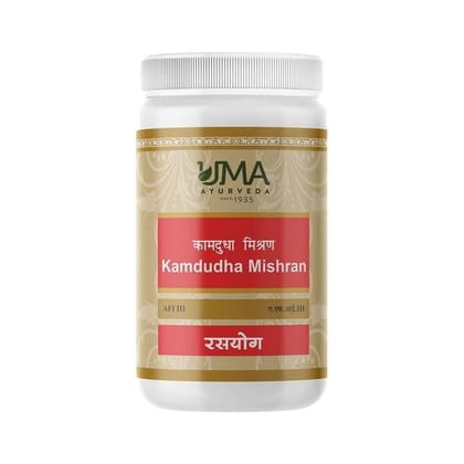 Uma Ayurveda Kamdudha Mishran 1000 Tab Useful in Female Disorders Pitta Rog