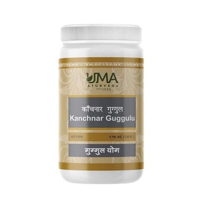 Uma Ayurveda Kanchnar Guggul 1000 Tab Useful in Thyroid Care Skin Care