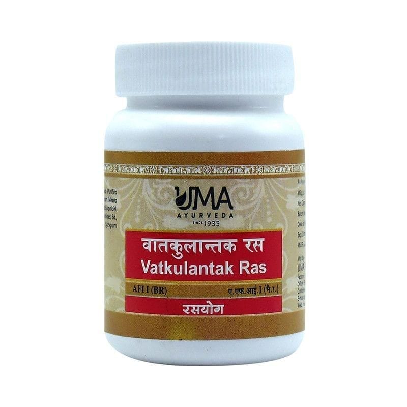 Uma Ayurveda Vatkulantak Ras 80 Tab Useful in Bone, Joint and Muscle Care Pain Relief