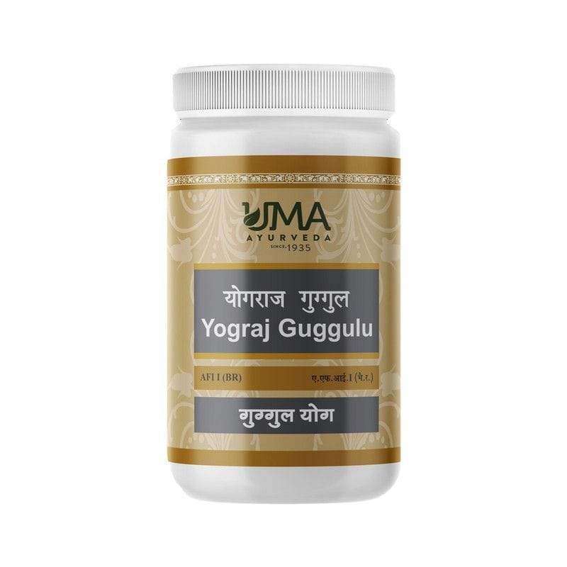 Uma Ayurveda Yograj Guggul 1000 Tab Useful in Bone, Joint and Muscle Care Pain Relief