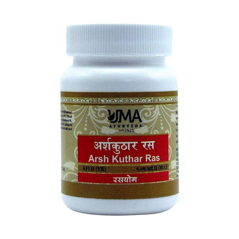 Uma Ayurveda Arshkuthar Ras 40 Tab Useful in Piles