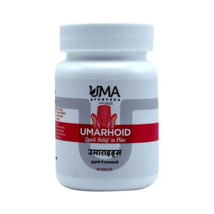 Uma Ayurveda Umarhoid 60 Tab Useful in Piles Digestive Health