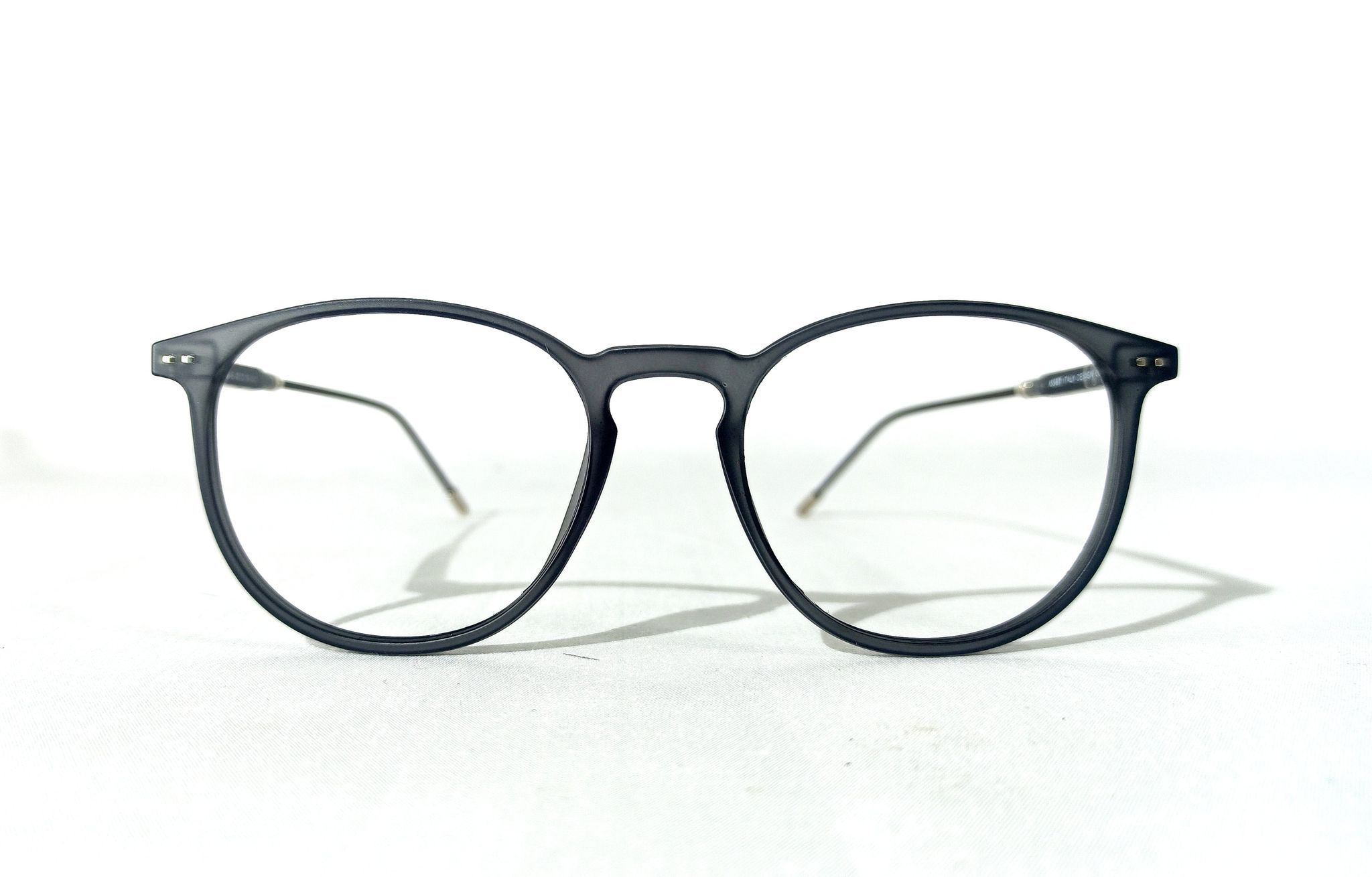 Rectangular Transparent Full Rim Round Eyeglasses