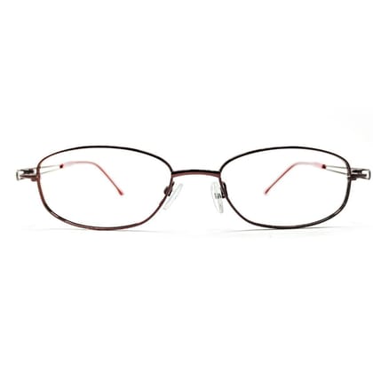 Designer Full Rim Pink Metal Frame For Women And Girl