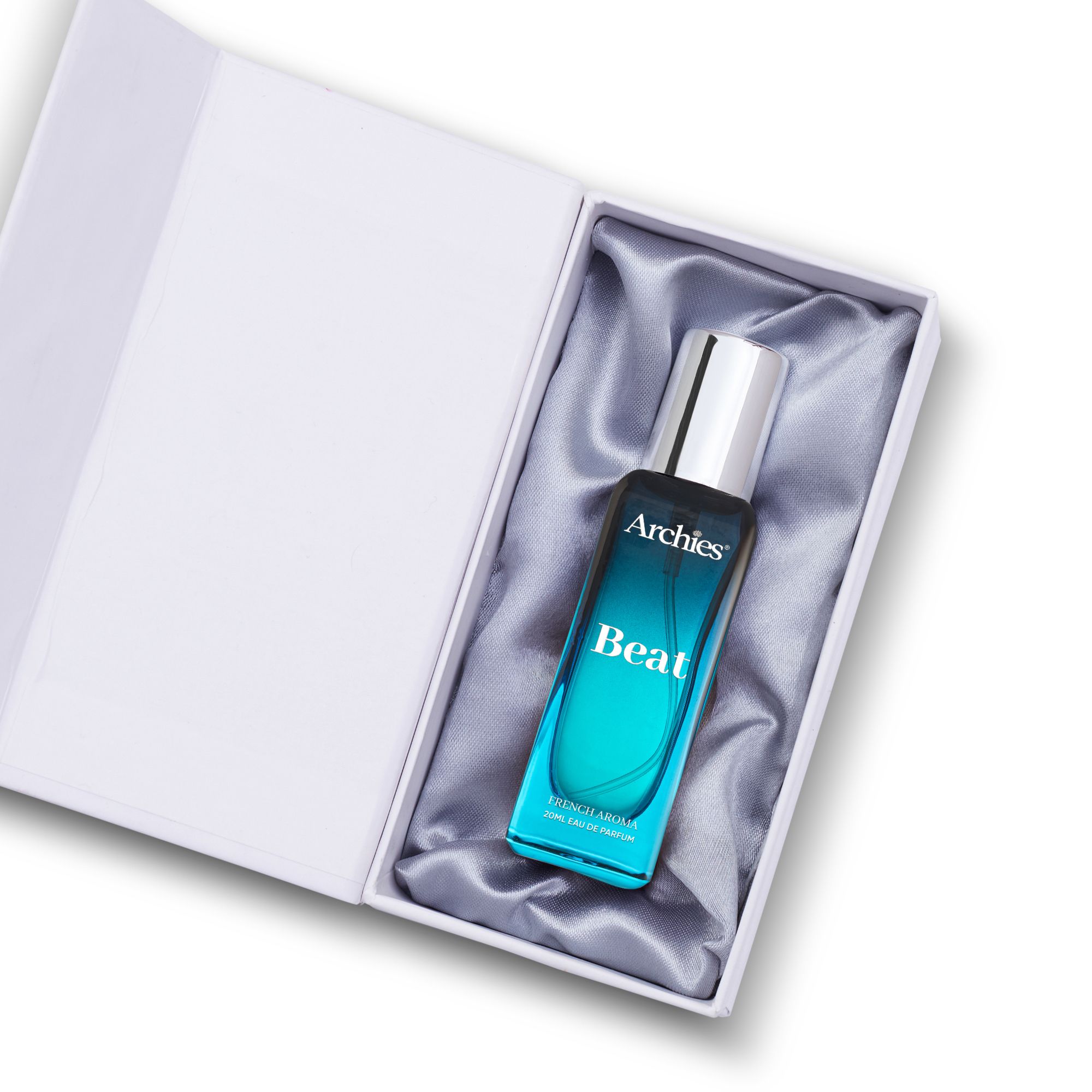 ARCHIES BEAT Eau De Luxury Long Lasting Parfume for Men | 20 ML | French Aroma | Daywear, Fresh, Sporty, and Comfortable Fragrance | Premium EDP Fragrance Scent (20% High Concentration Perfume)