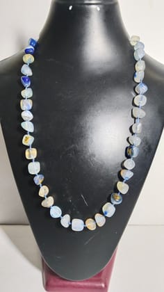 Blue Agate Stone Necklace