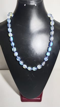 Iridescent Glass Bead Necklace