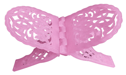 Butterfly Wing Design Pink Plastic Quran Holder