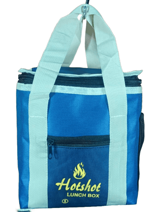 HotShot Insulated Lunch Box with Shoulder Strap, Blue