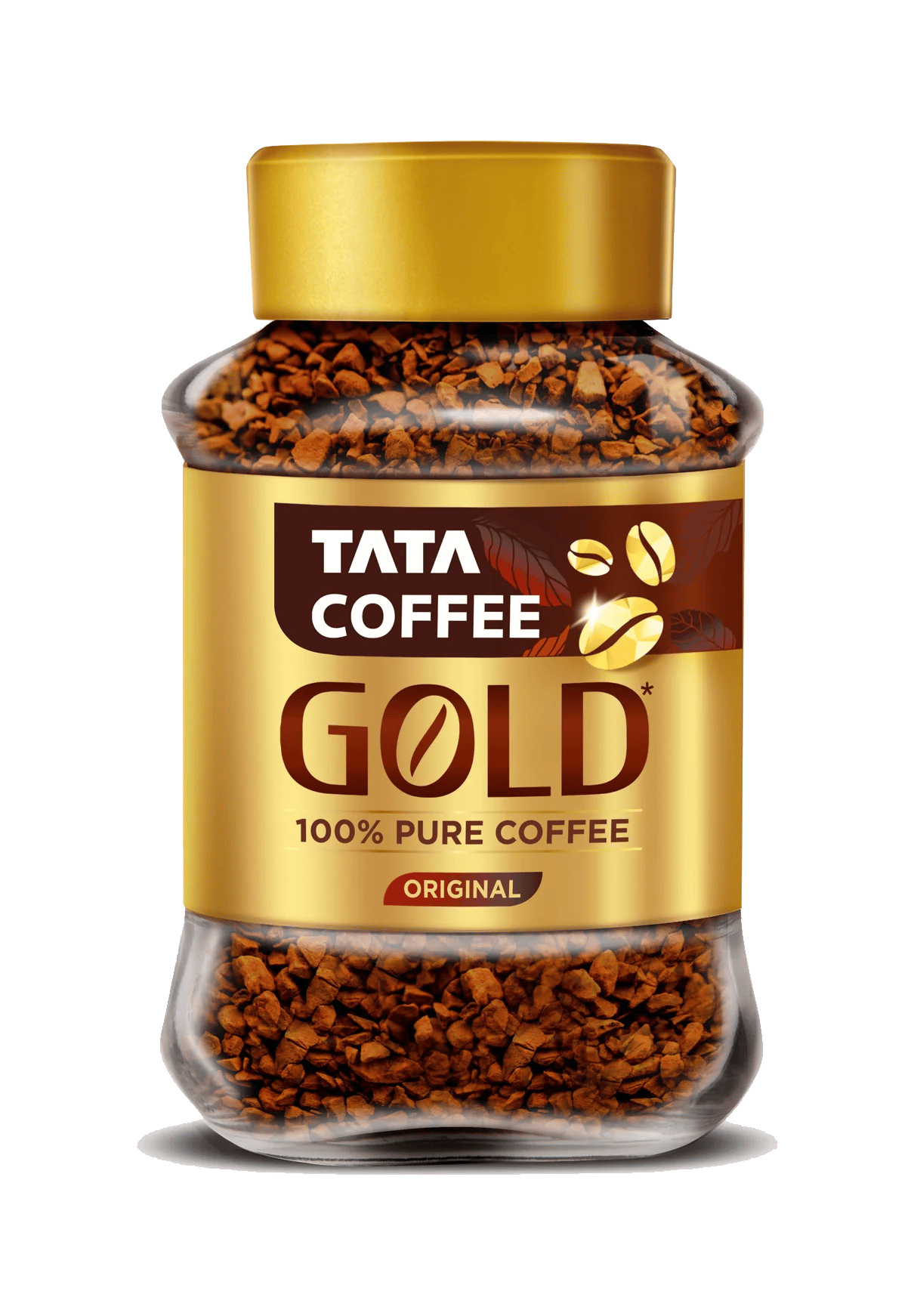 Tata Coffee Gold 100% Pure Instant Coffee (Original) - 50GM Special Edition Pack With Free Golden Mug