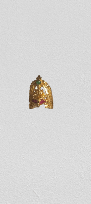 Rold  Gold Temple Design finger kalyanam ring